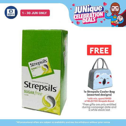 Strepsils Lemon Sugar Free 24x6s Strepsils