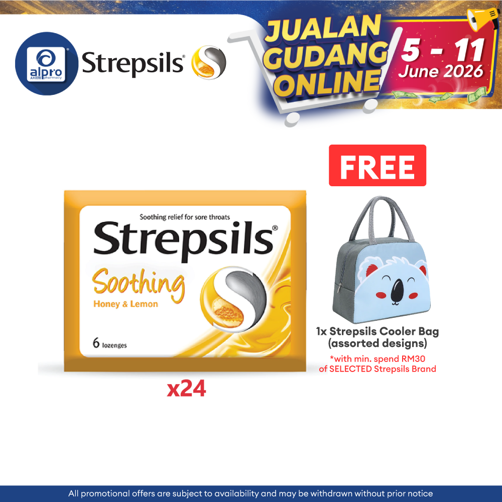 Strepsils Soothing Honey & Lemon 24x6s | Honey lemon Strepsils