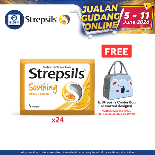 Strepsils Soothing Honey & Lemon 24x6s | Honey lemon Strepsils