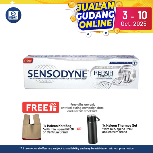 Sensodyne Repair & Protect Whitening 100g | Long-Lasting Sensitivity Protection Sensodyne