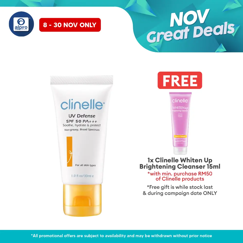 Clinelle Uv Defense Spf50 30ml Alpro Pharmacy