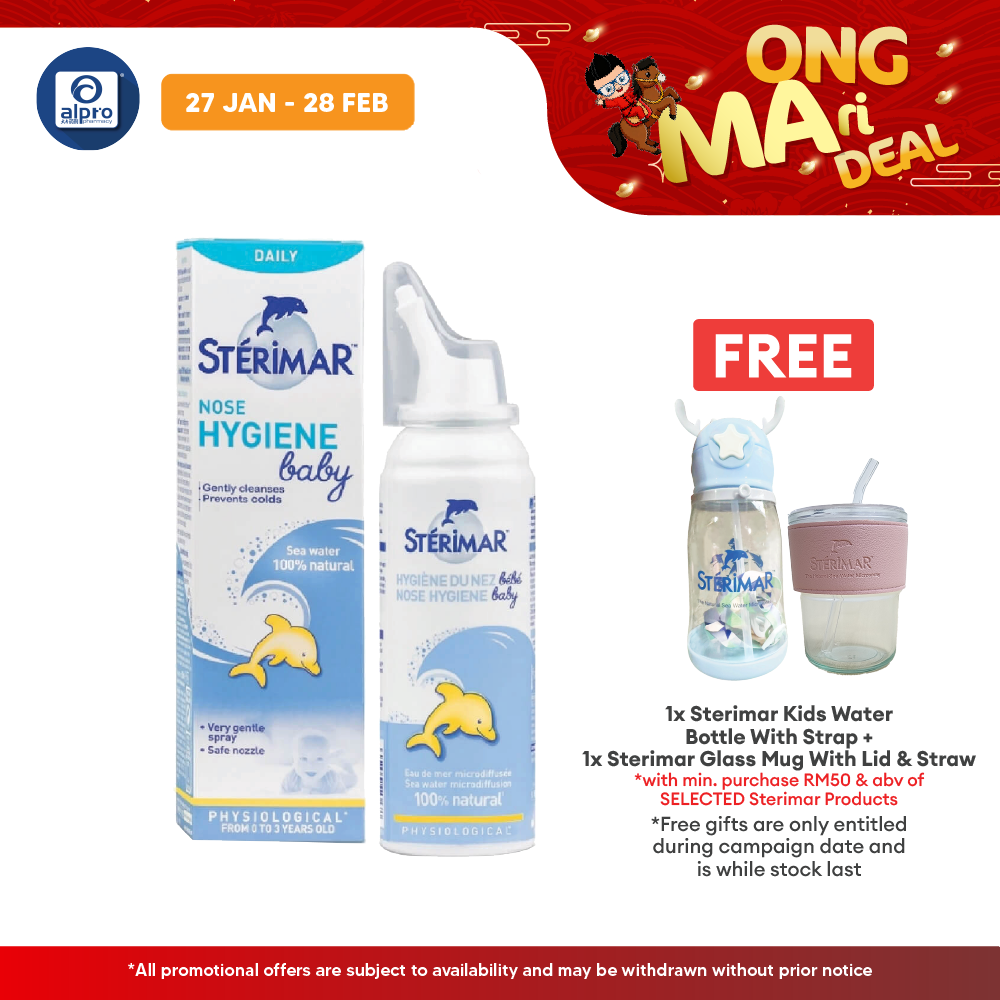 Sterimar Baby Nose Hygiene 50ml | Eliminate Impurities Sterimar