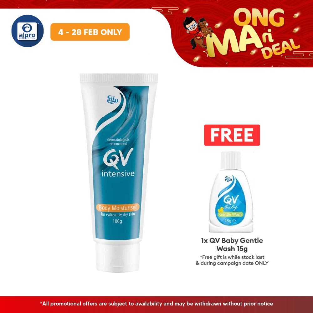 Ego QV Intensive Body Moisturiser Dry Skin 100g Yolu