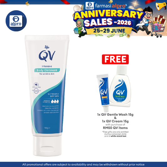 Ego QV Intensive Body Moisturiser Dry Skin 100g QV