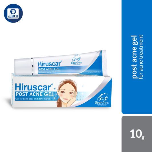 Hiruscar 3 In1 Post Acne 10g | Improve and Smoothen Acne Scars Hiruscar