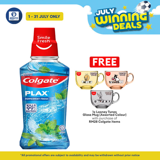 Colgate Plax Peppermint 250mL | Natural Minty Colgate