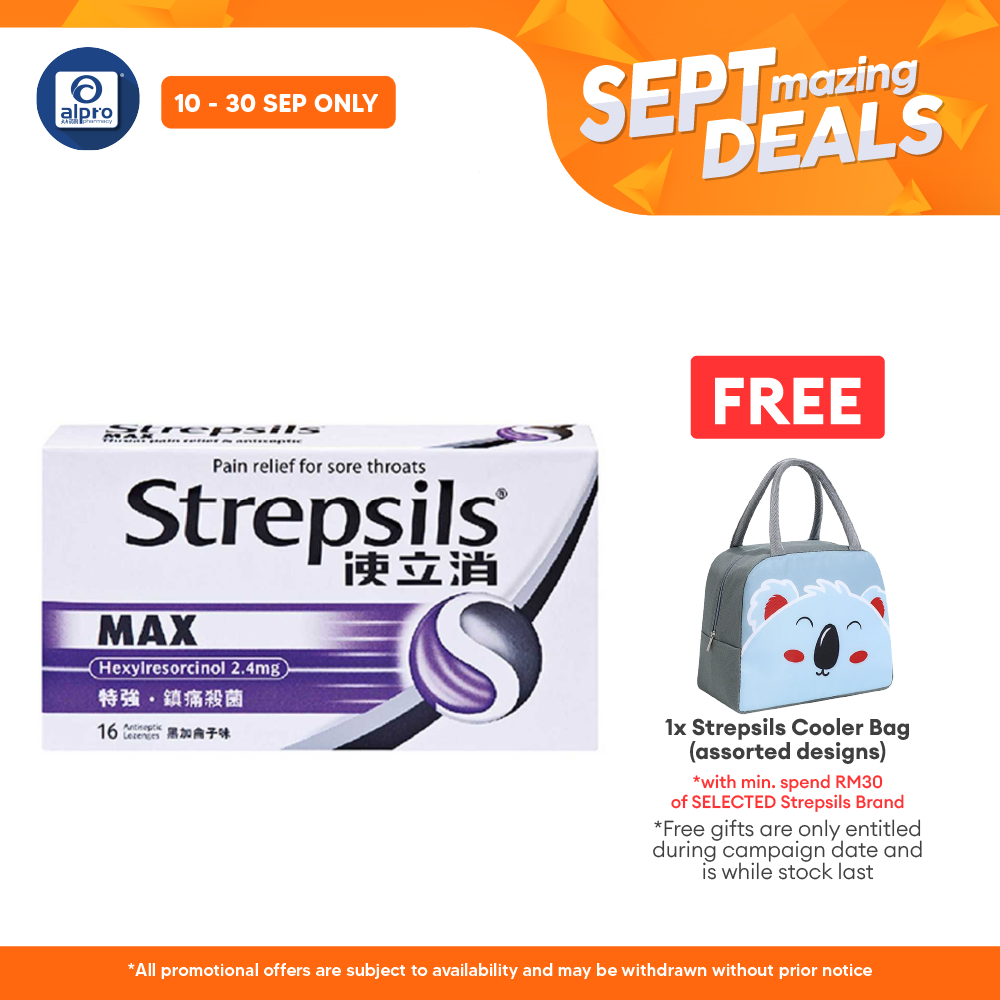 Strepsils Max 16s Alpro Pharmacy