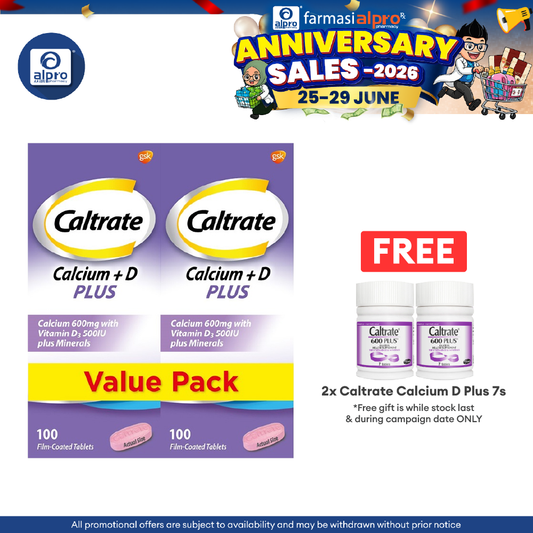 Caltrate 600 Plus 2x100s | Bone Health Formation Caltrate