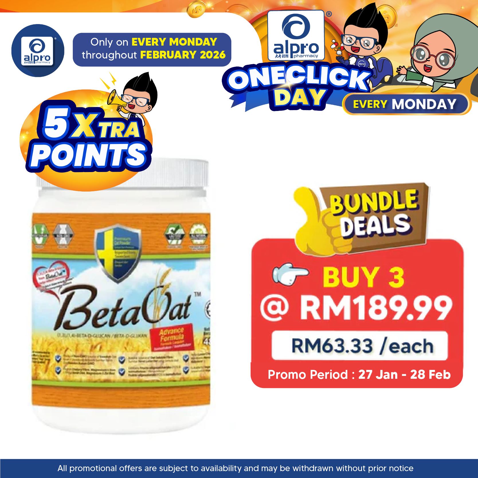 Beta Oat Plus 480g | With Beta-glucan For Cholesterol Powerlife