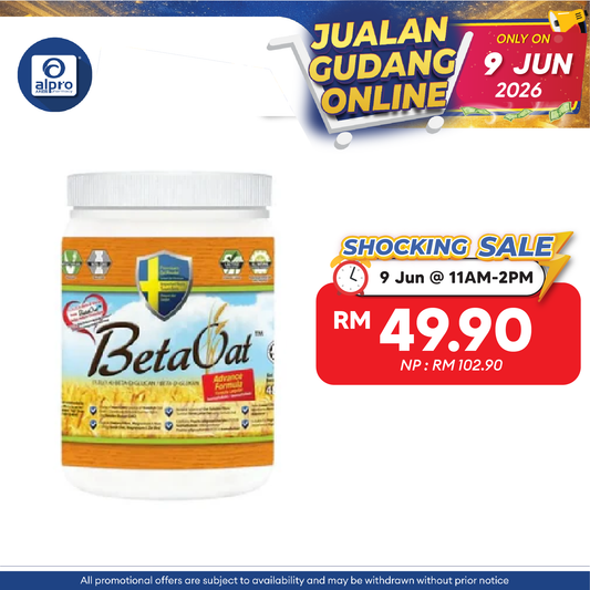 Beta Oat Plus 480g | With Beta-glucan For Cholesterol Beta Oat