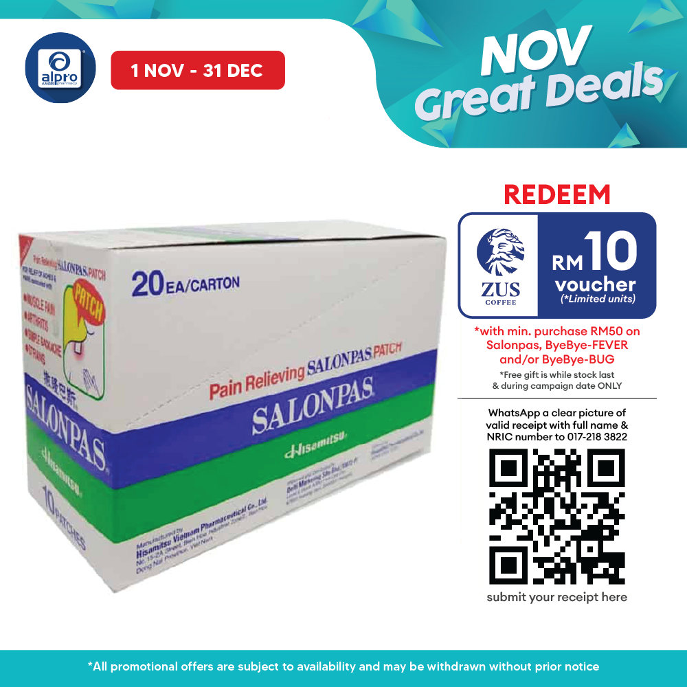 Hisamitsu Salonpas 20x10s Alpro Pharmacy