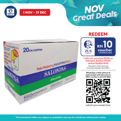 Hisamitsu Salonpas 20x10s Alpro Pharmacy