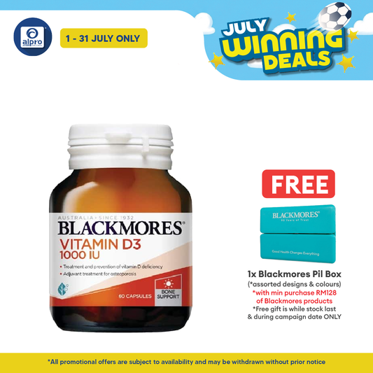 Blackmores Vitamin D3 1000IU 60s | Supporting Immune System Blackmores