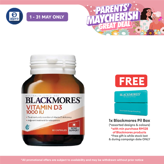 Blackmores Vitamin D3 1000IU 60s | Supporting Immune System Blackmores