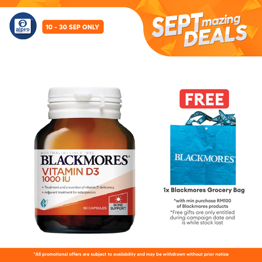 Blackmores Vitamin D3 1000IU 60s | Supporting Immune System Blackmores