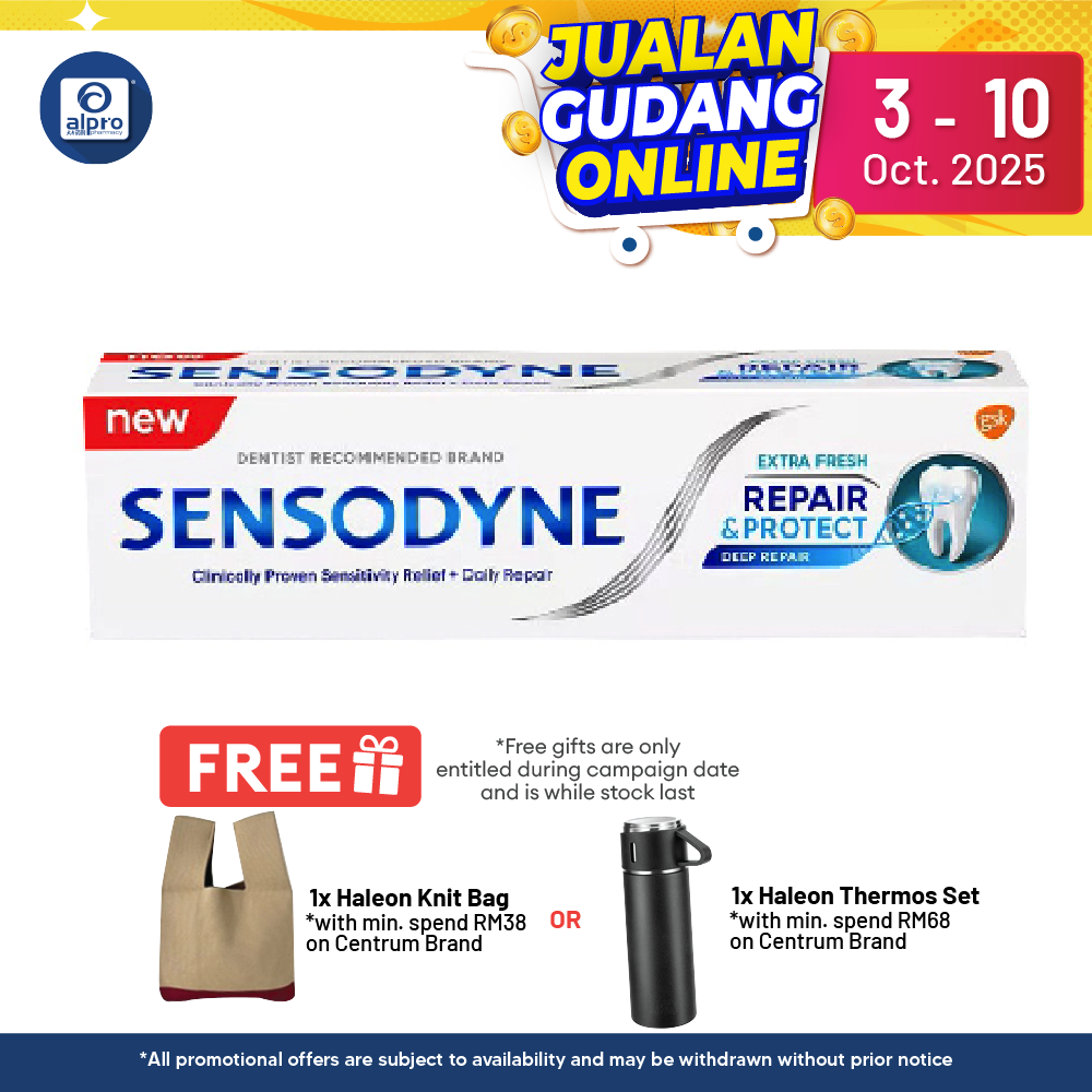 Sensodyne Repair Protect Extra Fresh 100g |  Relieves Sensitivity Sensodyne