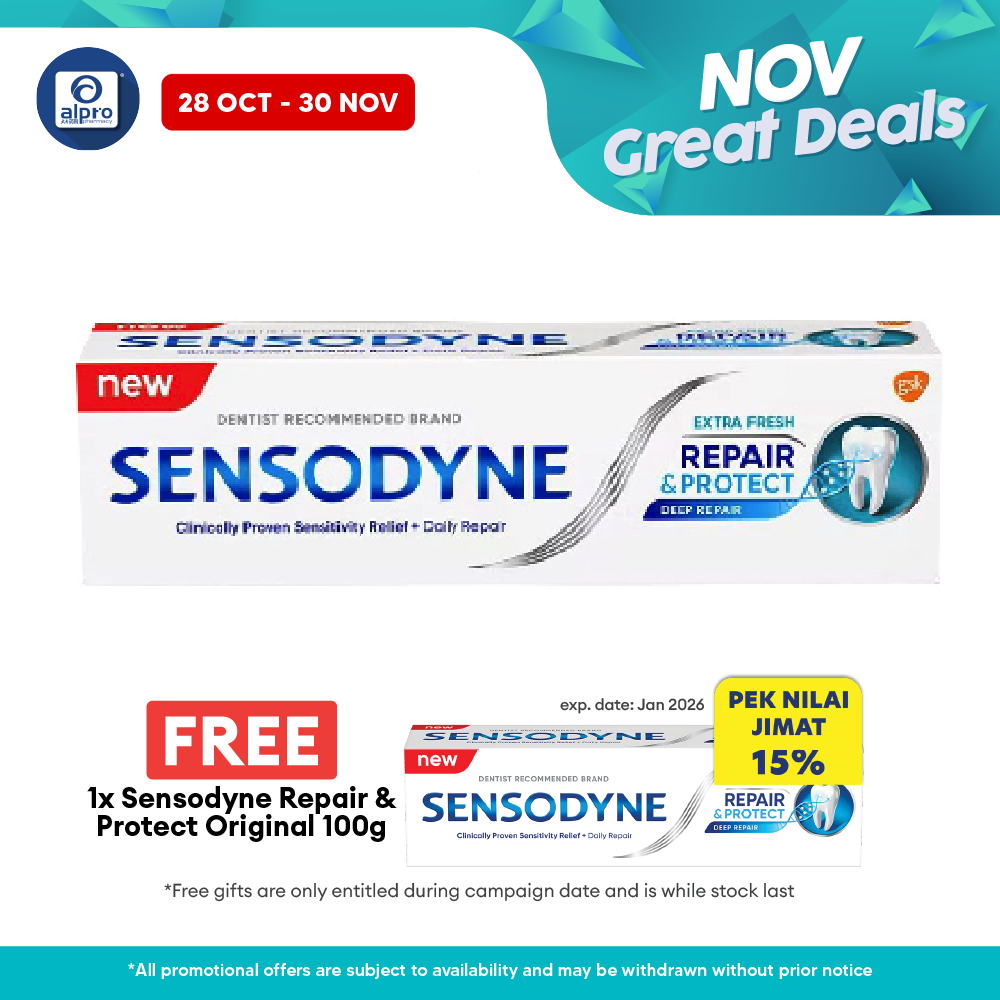 Sensodyne Repair Protect Extra Fresh 100g |  Relieves Sensitivity Sensodyne