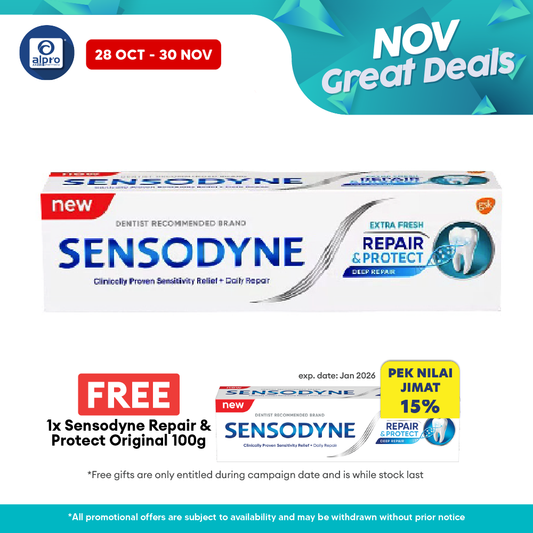 Sensodyne Repair Protect Extra Fresh 100g |  Relieves Sensitivity Sensodyne