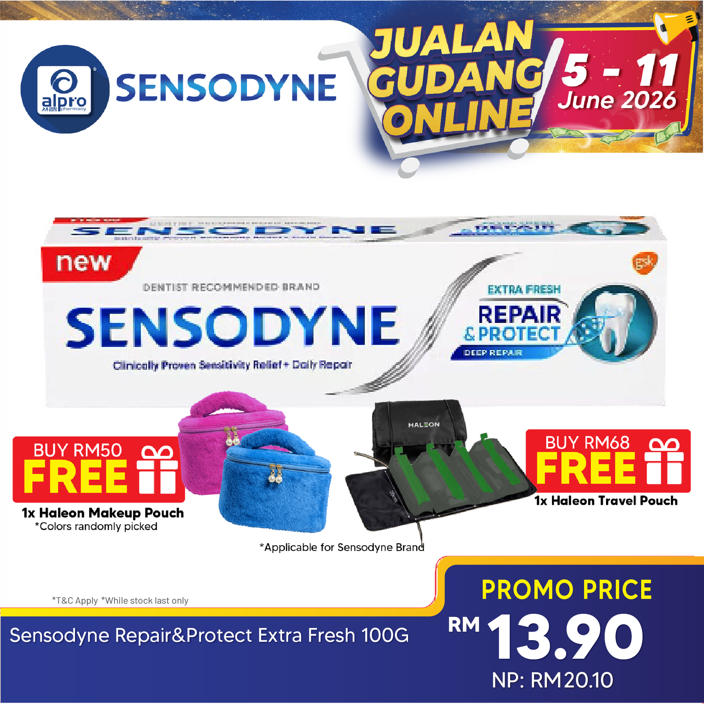 Sensodyne Repair Protect Extra Fresh 100g |  Relieves Sensitivity Sensodyne