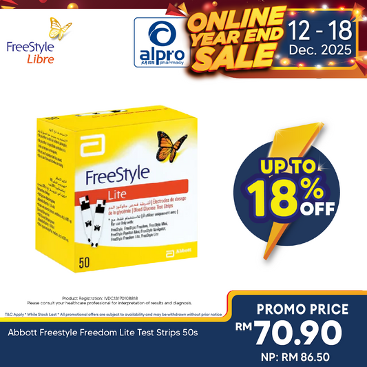Abbott Freestyle Freedom Lite Test Strips 50s Abbott FreeStyle