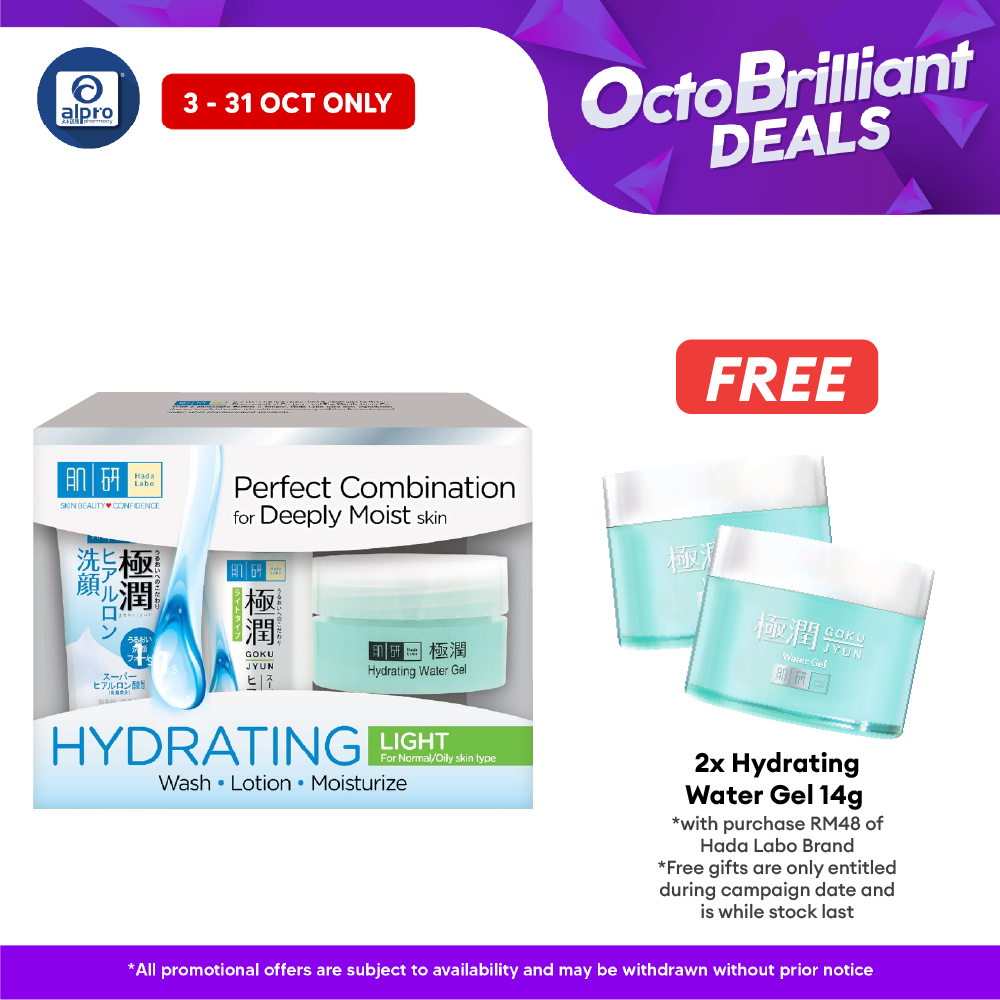 Hada Labo Hydrating 123 Trial Set (light) Alpro Pharmacy