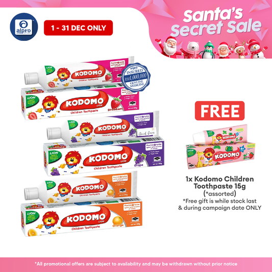 Kodomo Toothpaste Grape 80g | Repair Early Caries in 14 Days Kodomo