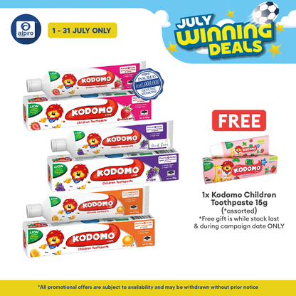 Kodomo Toothpaste Grape 80g | Repair Early Caries in 14 Days Kodomo