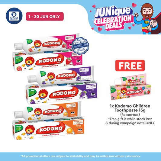 Kodomo Toothpaste Grape 80g | Repair Early Caries in 14 Days Kodomo