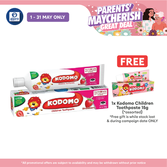 Kodomo Toothpaste Strawberry 80g | Repair Early Caries in 14 Days Kodomo
