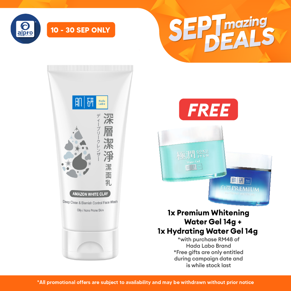 Hada Labo Deep Clean & Blemish Control Face Wash 100g Alpro Pharmacy