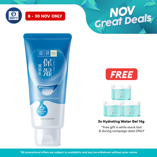 Hada Labo Hydrating & Whitening Face Wash 100g Hada Labo