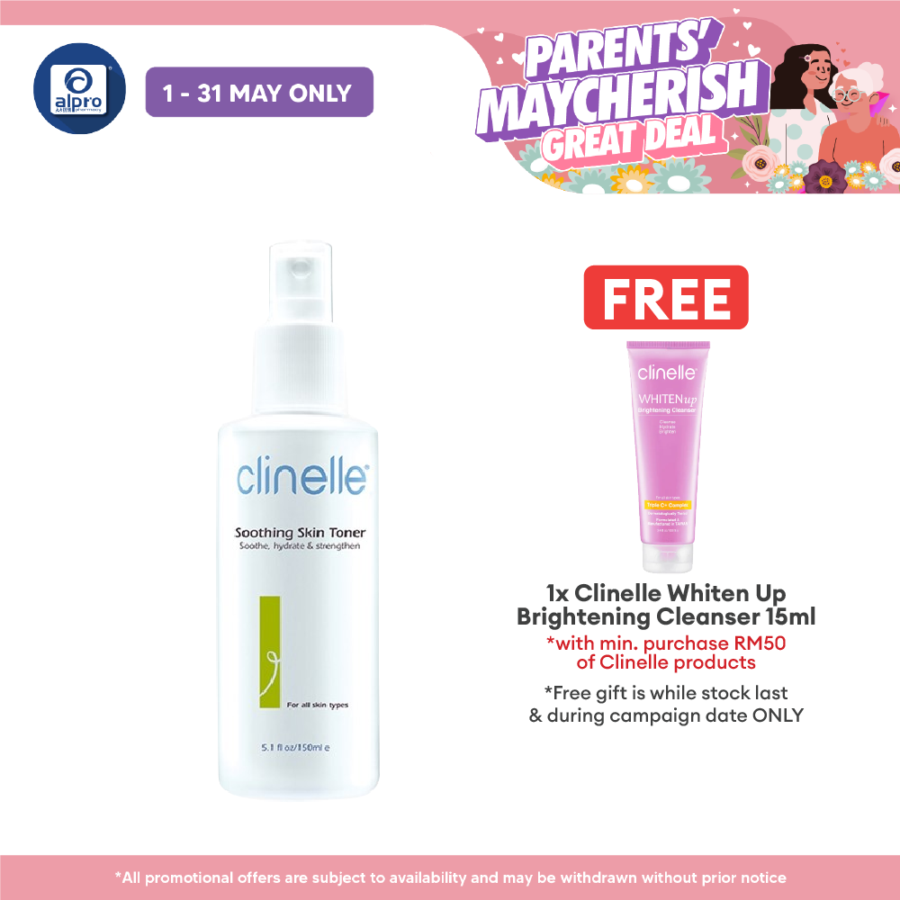 Clinelle Soothing Skin Toner 150ml | Soothe, Hydrate & Strengthen Alpro Pharmacy