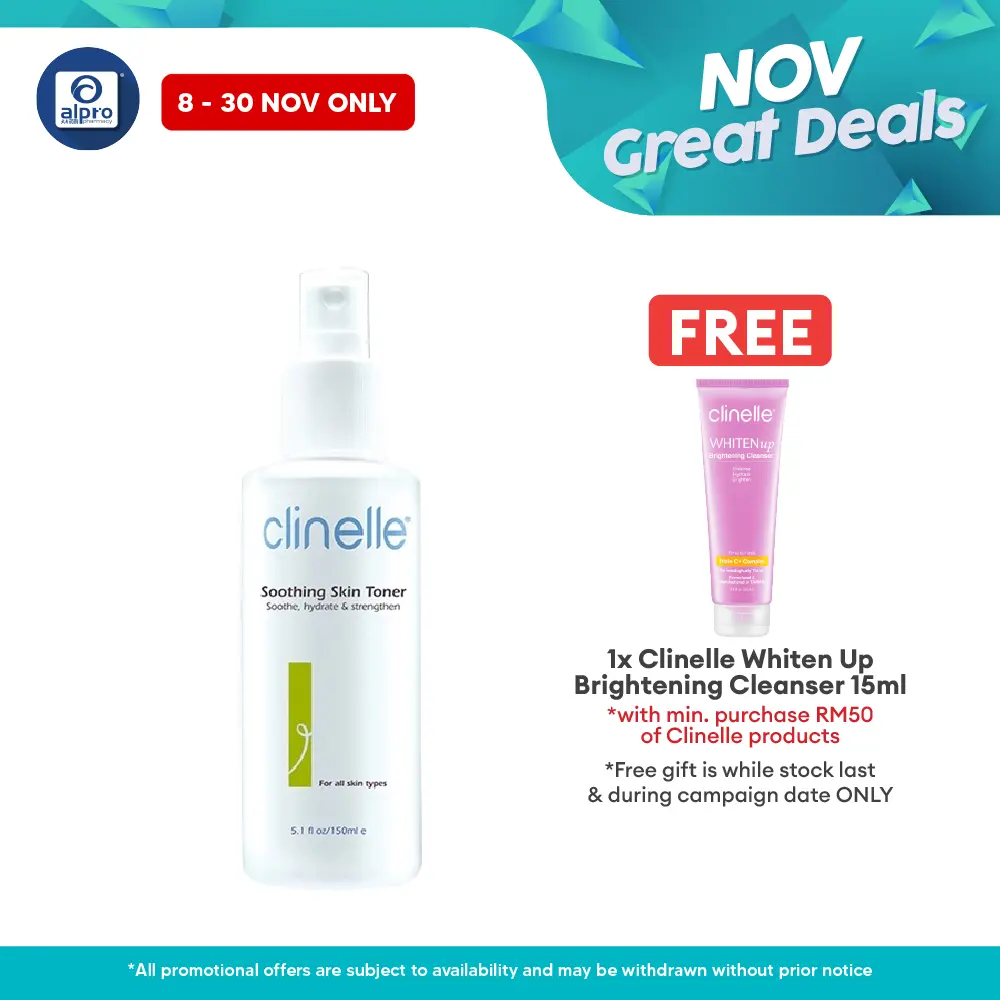 Clinelle Soothing Skin Toner 150ml Alpro Pharmacy