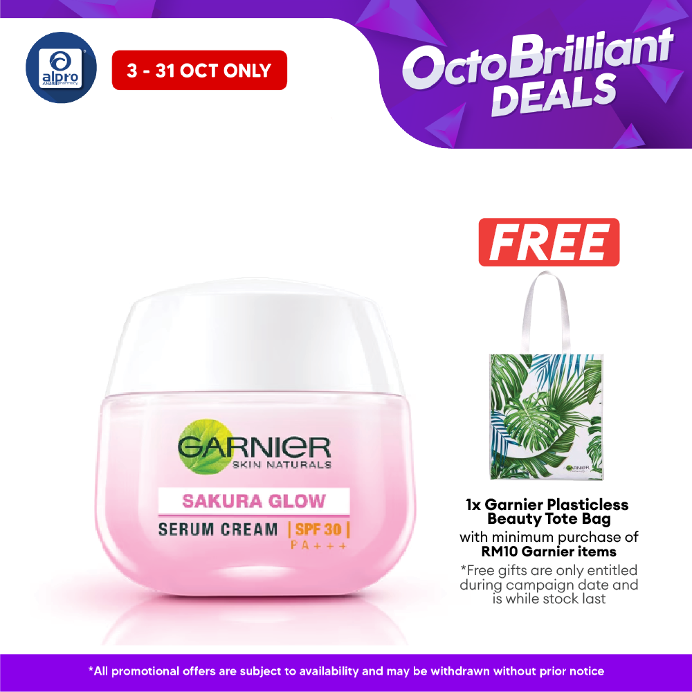 Garnier Sakura White Moisturizing Cream 50ml Alpro Pharmacy