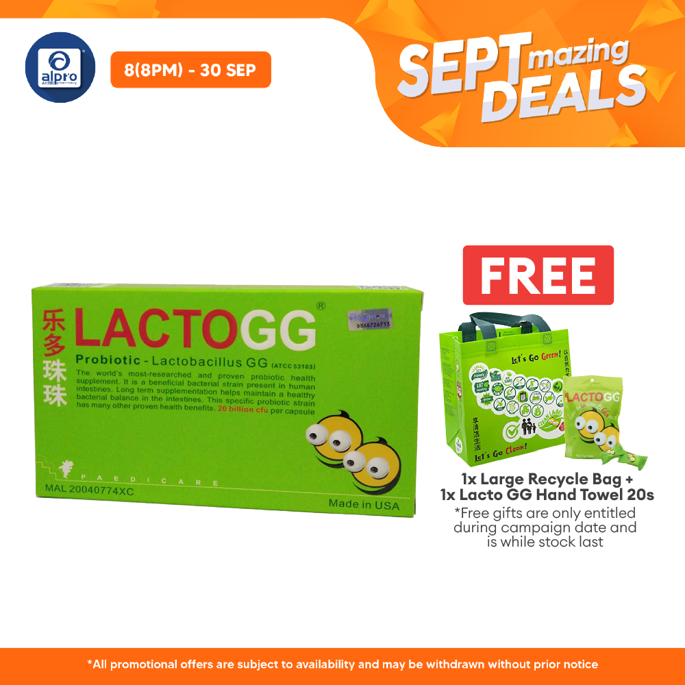 Lacto GG Probiotics 30s | Gut Health Probiocare