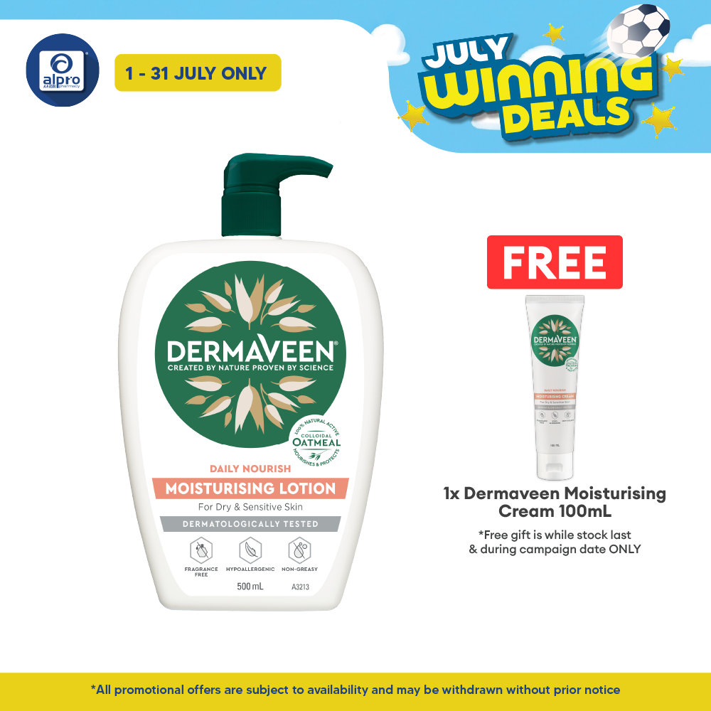 Dermaveen Moisturising Lotion 500ml | Restores and Protects Skin Ability Dermaveen