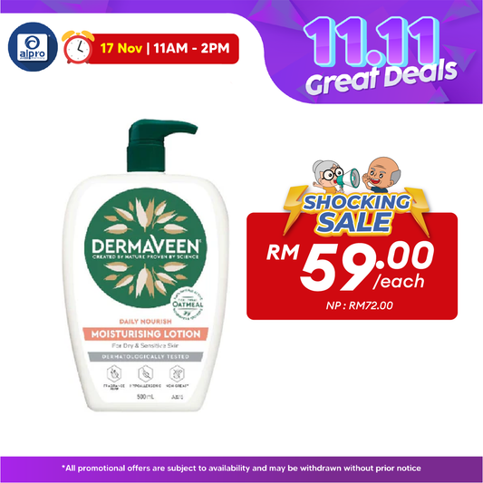 Dermaveen Moisturising Lotion 500ml | Restores and Protects Skin Ability Dermaveen