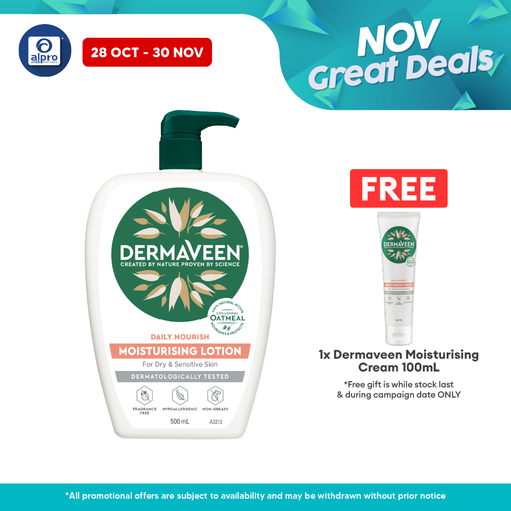 Dermaveen Moisturising Lotion 500ml | Restores and Protects Skin Ability Dermaveen