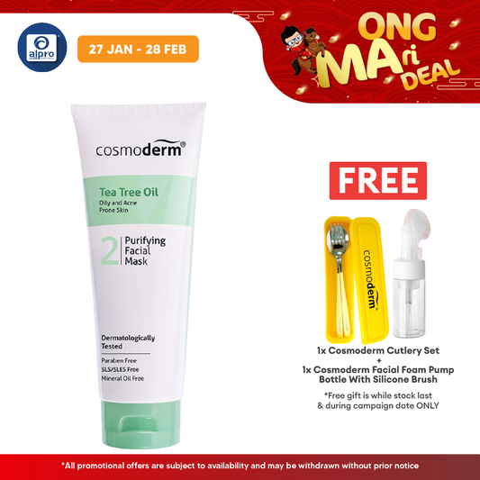 Cosmoderm Tea Tree Oil Purifying Facial Mask 100ml Cosmoderm