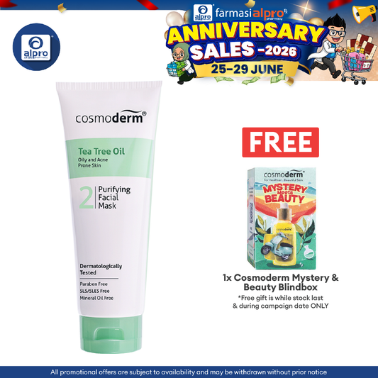 Cosmoderm Tea Tree Oil Purifying Facial Mask 100ml Cosmoderm