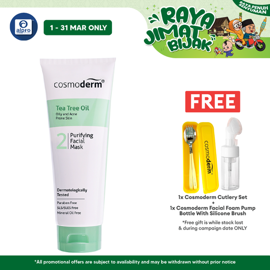 Cosmoderm Tea Tree Oil Purifying Facial Mask 100ml Cosmoderm