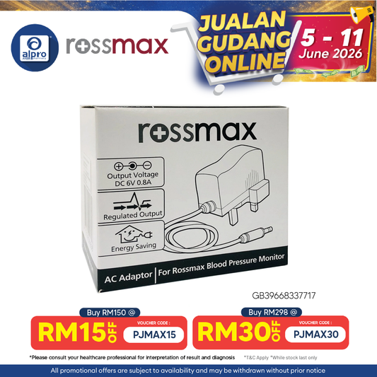 Rossmax Ac Adaptor 6v Rossmax