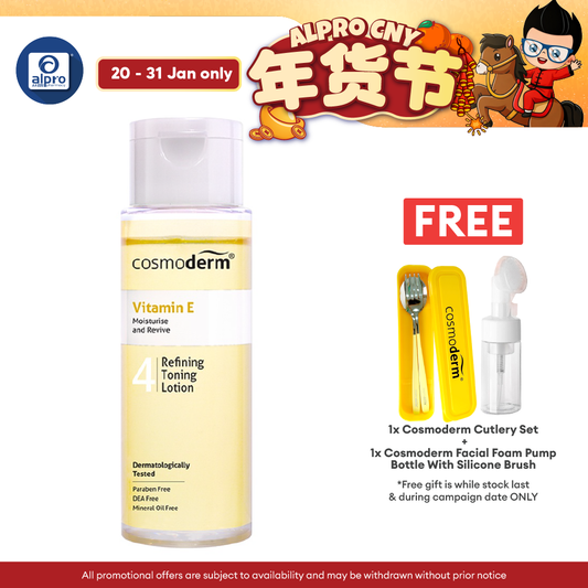 Cosmoderm Vitamin E Refining Toning Lotion 100ml