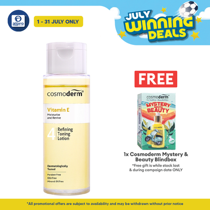 Cosmoderm Vitamin E Refining Toning Lotion 100ml Cosmoderm