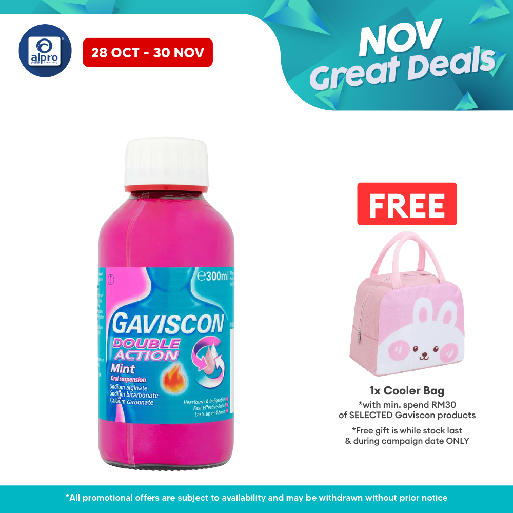 Gaviscon Double Action Liquid 300ml | Provides Dual Relief for Heartburn and Indigestion Gaviscon