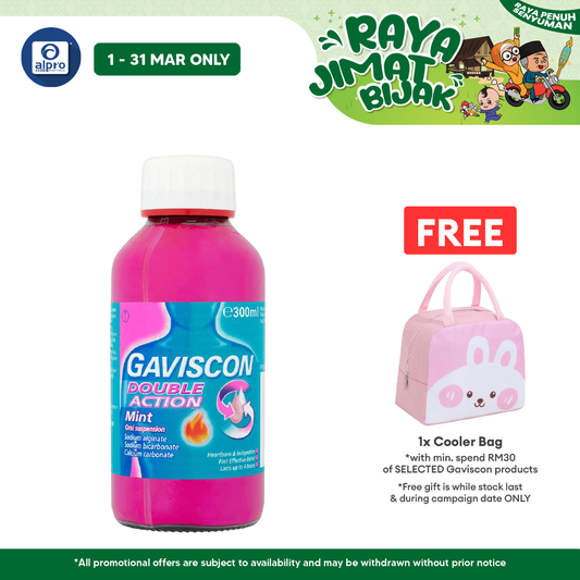 Gaviscon Double Action Liquid 300ml | Provides Dual Relief for Heartburn and Indigestion Gaviscon