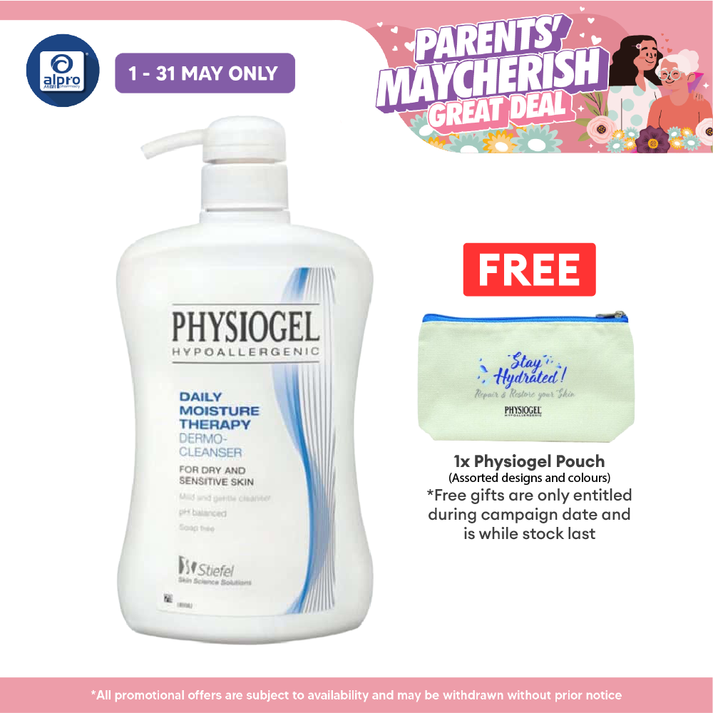 Physiogel Daily Moisture Therapy Dermo Cleanser 500ml | Strengthen and Repair Skin Moisture Alpro Pharmacy