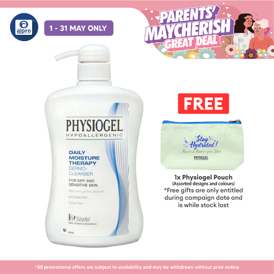 Physiogel Daily Moisture Therapy Dermo Cleanser 500ml | Strengthen and Repair Skin Moisture Alpro Pharmacy