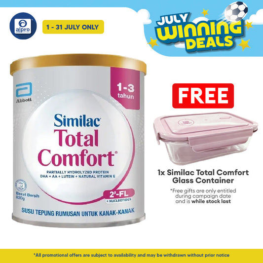 Abbott Similac Total Comfort Plus 1-3 Years Old 820g | Helps Kids with Milk Indigestion Similac
