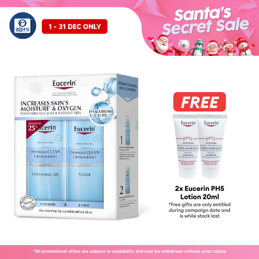 Eucerin Dermatoclean Cleansing Gel & Toner 200ml Alpro Pharmacy